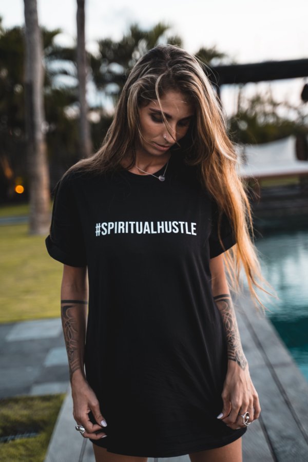 Spiritual hustle black tshirt #spiritualhustle